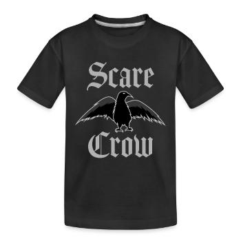 Scare Crow - Kids' Premium Organic T-Shirt - black - Front