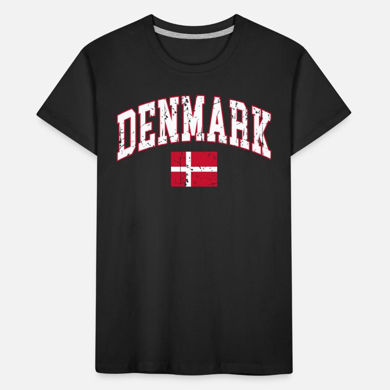Danemark drapeau Danemark T-shirt bio Premium Enfant