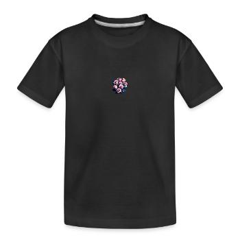 Blumen Blumenstrauß Rosen Floristik - Kinder Premium Bio T-Shirt - Schwarz - Vorne