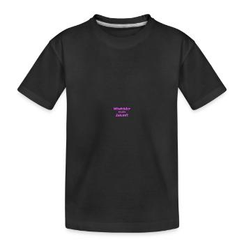 Windräder Windrad Windkraft Klimawandel - Kinder Premium Bio T-Shirt - Schwarz - Vorne
