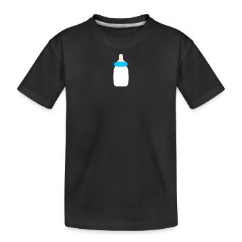 Bébé 2025 Naissance Famille Idée Cadeau - T-shirt bio Premium Enfant - noir - Devant