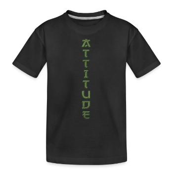 Élément de tatouage tatouage vectoriel tatouage Body art attitude - T-shirt bio Premium Enfant - noir - Devant