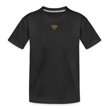 DIAMANT gold - Kinder Premium Bio T-Shirt - Schwarz - Vorne