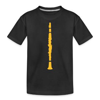 Clarinette - T-shirt bio Premium Enfant - noir - Devant