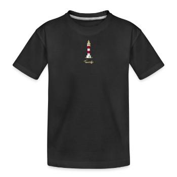 Tenerife, Phare de Punta de Teno, Îles Canaries - T-shirt bio Premium Enfant - noir - Devant