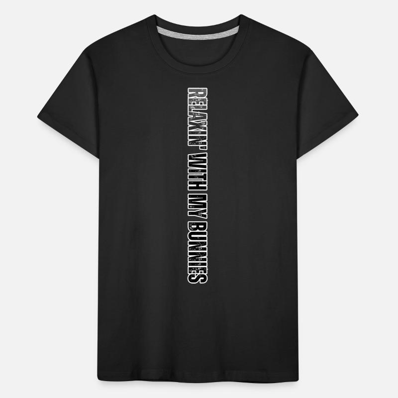 Relaxin' With My Bunnies – Easter Ease And Humor Kids' Premium Organic T-Shirt