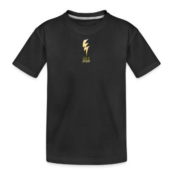 Child of Zeus – Percy Jackson inspired design - Kids' Premium Organic T-Shirt - black - Front