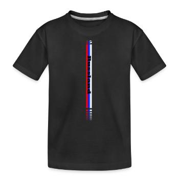 Russland Trikot - Kinder Premium Bio T-Shirt - Schwarz - Vorne
