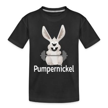 Pumpernickel - Kinder Premium Bio T-Shirt - Schwarz - Vorne