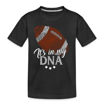 American Football is in my DNA - Sport Geschenk - T-shirt bio Premium Enfant - noir - Devant