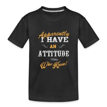Connaissance drôle disant drôle cadeau - T-shirt bio Premium Enfant - noir - Devant