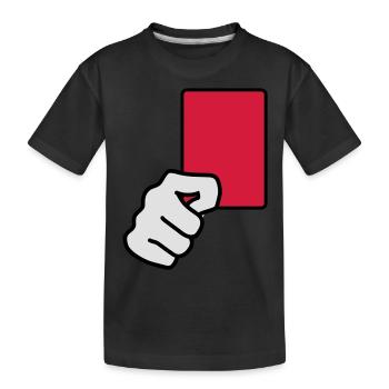rote_karte__f3 - Kids' Premium Organic T-Shirt - black - Front
