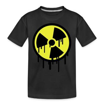 Atom Symbol Graffiti - T-shirt bio Premium Enfant - noir - Devant