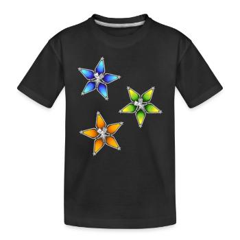 Trio Wayfinder - T-shirt bio Premium Enfant - noir - Devant