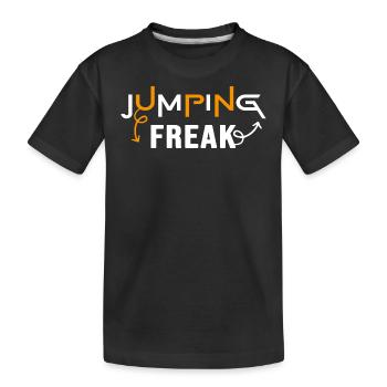 trampoline jumping freak trampoline jumping - T-shirt bio Premium Enfant - noir - Devant