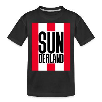 Sunderland - Kinder Premium Bio T-Shirt - Schwarz - Vorne