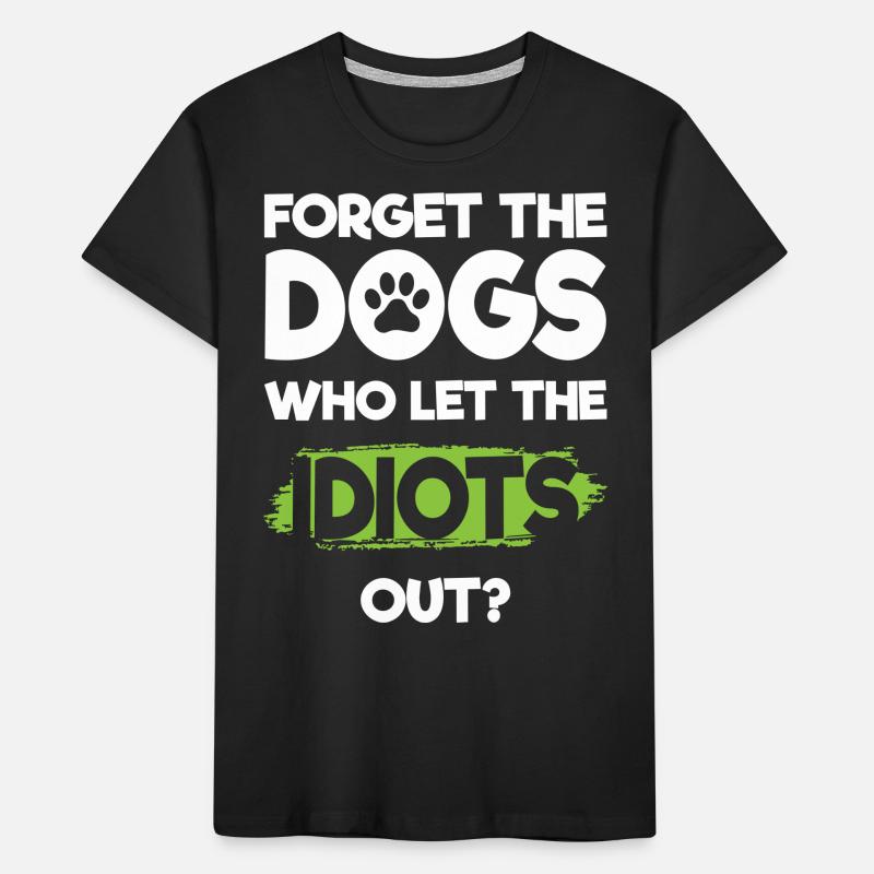 Idiot Work Evil Provocation Kids' Premium Organic T-Shirt