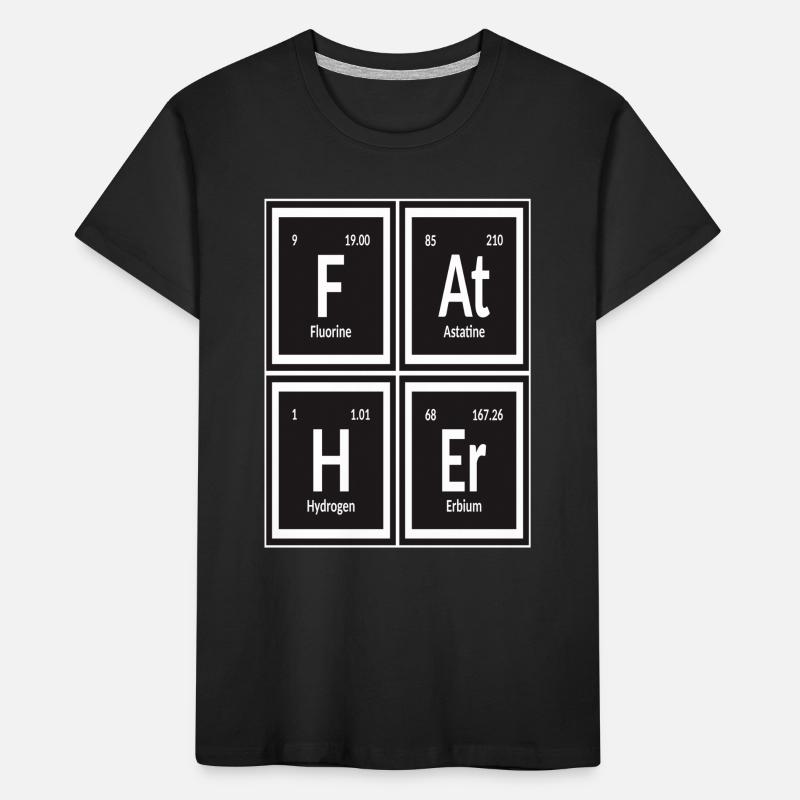 Vater | Periodensystem der Elemente Kinder Premium Bio T-Shirt