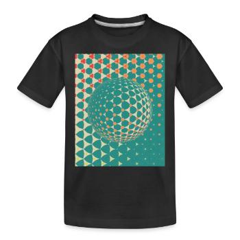 globe - T-shirt bio Premium Enfant - noir - Devant
