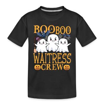 Serveuse Service Staff Disant Cadeau - T-shirt bio Premium Enfant - noir - Devant