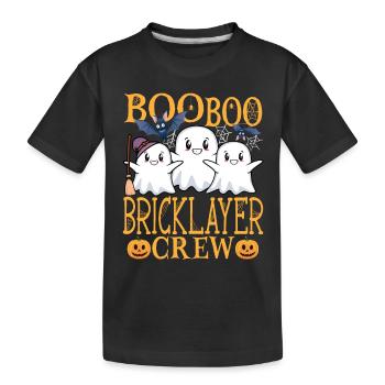 Maurer uu Lustiger Maurer - Kinder Premium Bio T-Shirt - Schwarz - Vorne