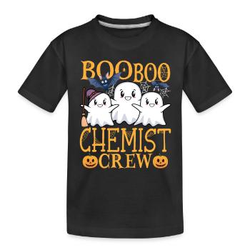 Chimiste uu Drôle de chimiste - T-shirt bio Premium Enfant - noir - Devant