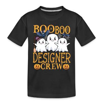 Designer uu Funny Designer - Kids' Premium Organic T-Shirt - black - Front