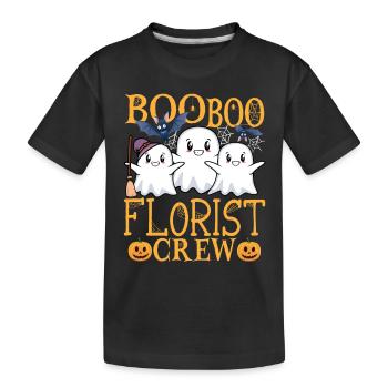 Florist Florist uu Funny Florist - Kids' Premium Organic T-Shirt - black - Front