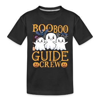 Guide Tourguide Spruch - Kinder Premium Bio T-Shirt - Schwarz - Vorne