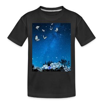Illustration Self Love - Kids' Premium Organic T-Shirt - black - Front