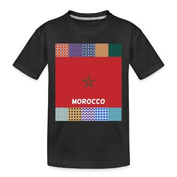 Maroc - T-shirt bio Premium Enfant - noir - Devant