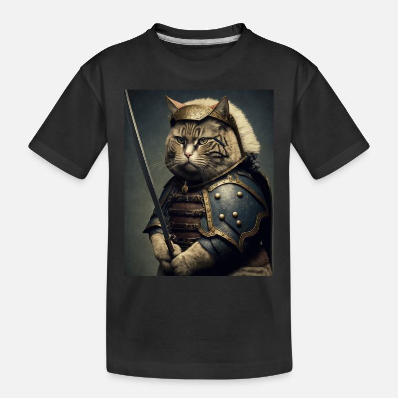 chatmurai 18 - T-shirt bio Premium Enfant - noir