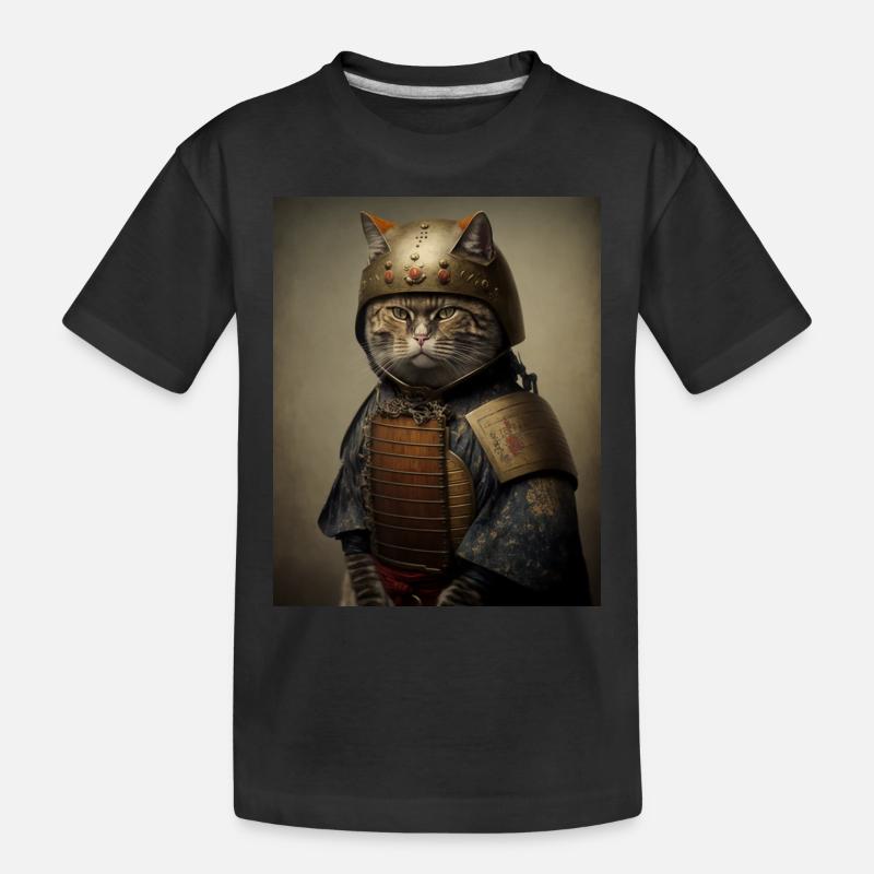 Chamurai 8 - Kinder Premium Bio T-Shirt - Schwarz
