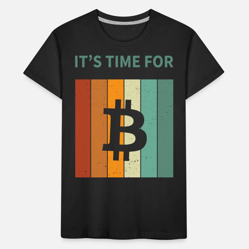 Bitcoin Kinder Premium Bio T-Shirt