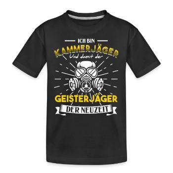 Kammerjäger Schädlingsbekämpfer - Kinder Premium Bio T-Shirt - Schwarz - Vorne