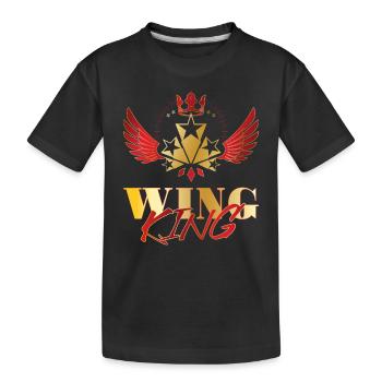 Moto Goldwing Gold Wing King - T-shirt bio Premium Enfant - noir - Devant