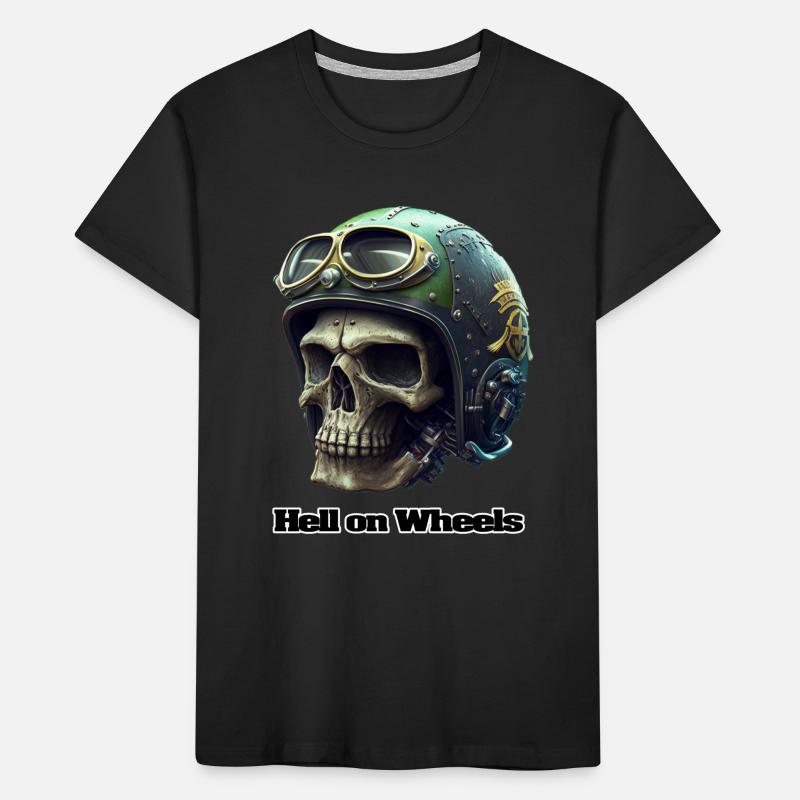 Hell on wheels Kids' Premium Organic T-Shirt
