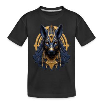 Égypte Égypte Isis Pharaons Pharaons Pyramide Afrique - T-shirt bio Premium Enfant - noir - Devant