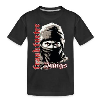 Frankfurter Design Frankfurter Ultras FFM Hessen - T-shirt bio Premium Enfant - noir - Devant