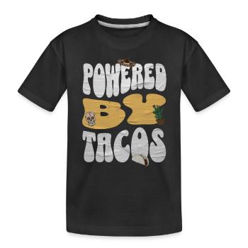 Taco - Kinder Premium Bio T-Shirt - Schwarz - Vorne