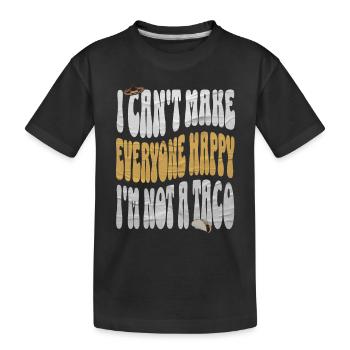 Taco - Kinder Premium Bio T-Shirt - Schwarz - Vorne
