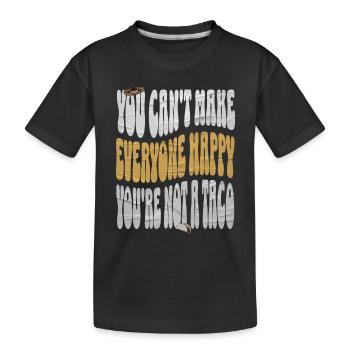 Taco - Kinder Premium Bio T-Shirt - Schwarz - Vorne
