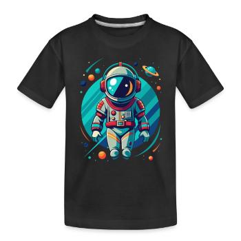 ASTRONAUTE - T-shirt bio Premium Enfant - noir - Devant