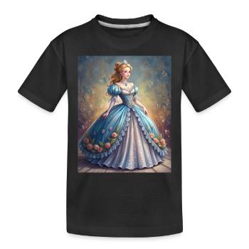 L’élégance royale - T-shirt bio Premium Enfant - noir - Devant