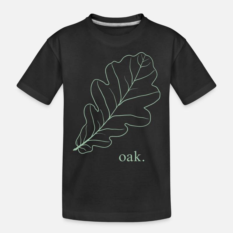 oak. - Kinder Premium Bio T-Shirt - Schwarz