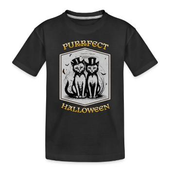 Halloween parfait - T-shirt bio Premium Enfant - noir - Devant
