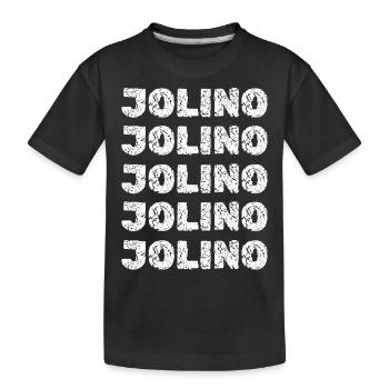 Jolino Jolino - Kinder Premium Bio T-Shirt - Schwarz - Vorne