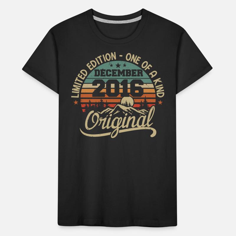 Original 9th Anniversary Gift, December 2016 Kids' Premium Organic T-Shirt