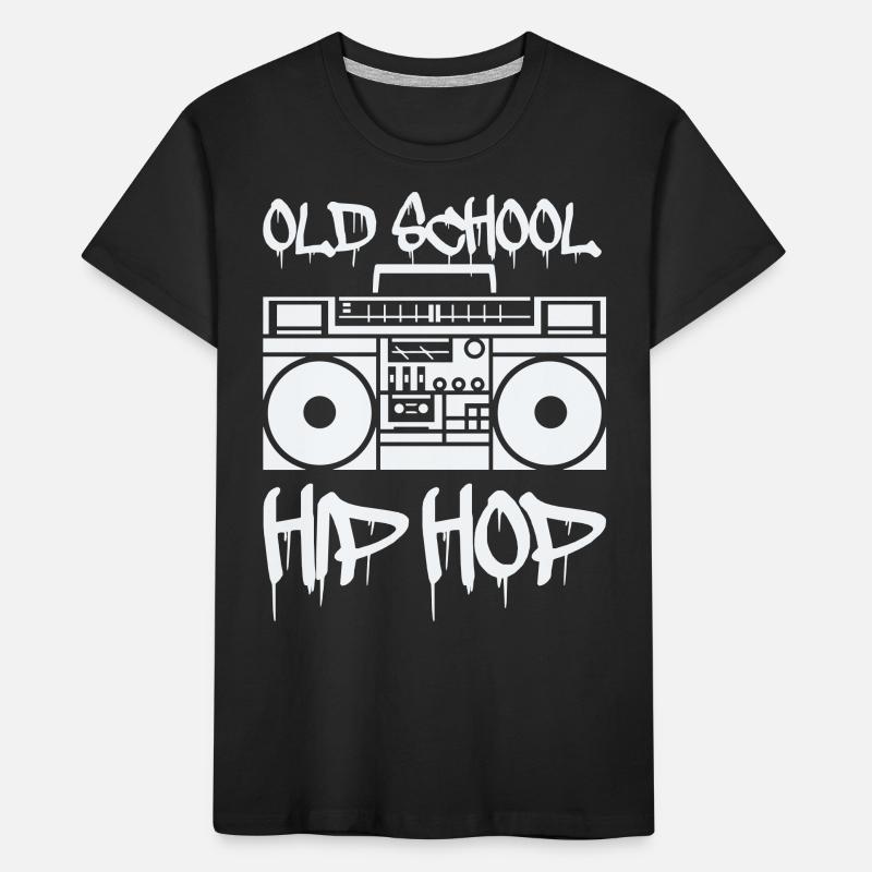 ghettoblaster old school Kinder Premium Bio T-Shirt