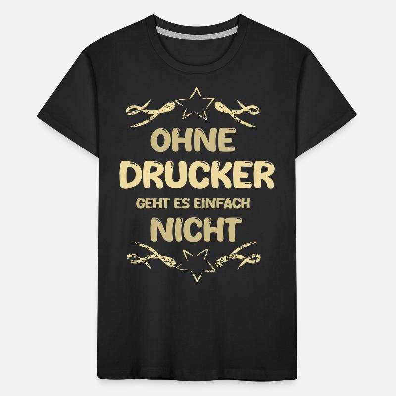 Gift for Printer Kids' Premium Organic T-Shirt